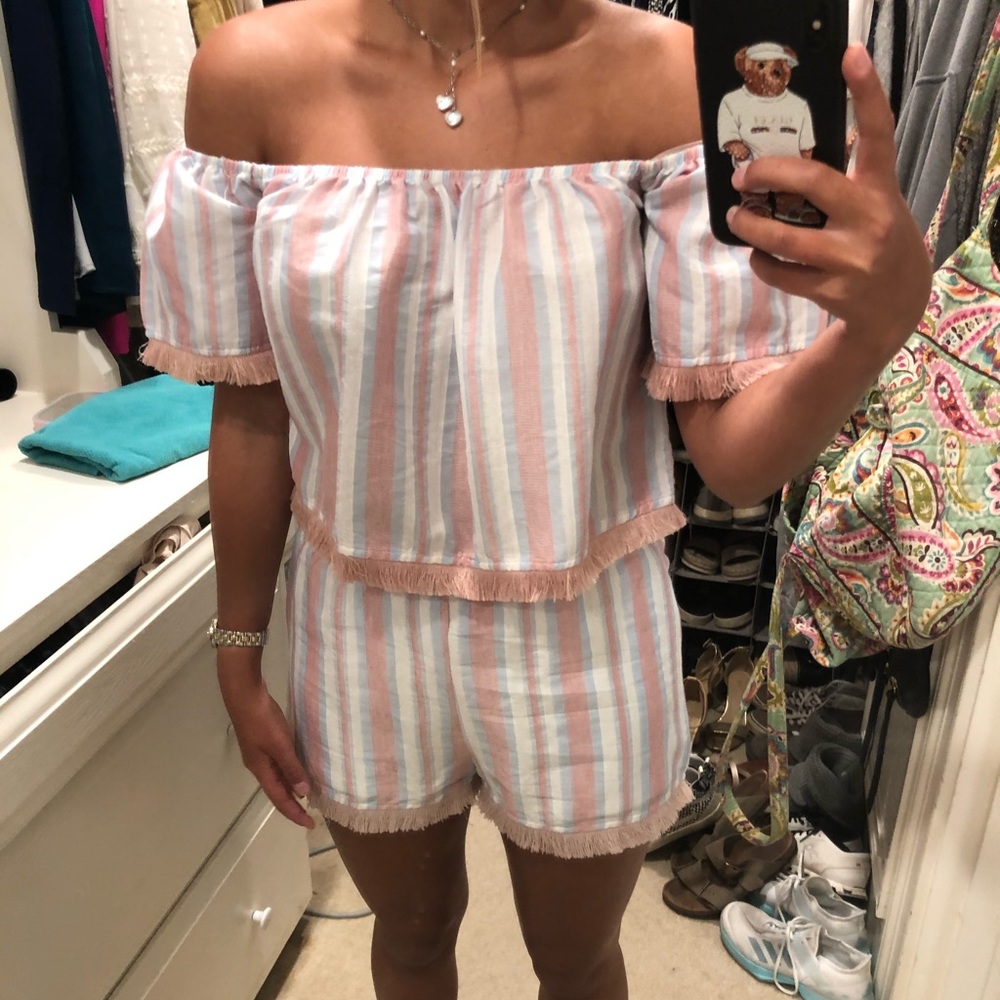 Two piece set with shorts